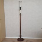 Vloerlamp - Staande Lamp - Empire Stijl - Mahonie- thumbnail 2