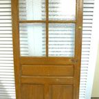 Hardhouten Achterdeur Met Dubbelglas thumbnail 5