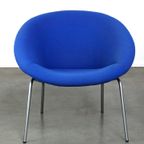 Vintage Blauwe Walter Knoll Duits Design Lounge Fauteuil Model 369 thumbnail 3