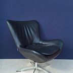Vintage Design Fauteuil, Hjort Knudsen, Draai Fauteuil Stoel thumbnail 23