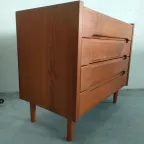 Set Scandinavische Ladekastjes Jaren 60-70 (kleine En Grote, 4 Lades Elk) thumbnail 8