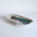 Abstract Ceramic Bowl By Hugria, Belgium 1960S thumbnail 11