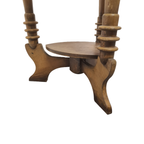 Art Deco Bijzettafel Met Glazen Blad thumbnail 4