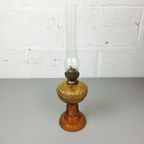 Antieke Glazen Olielamp L&B thumbnail 7