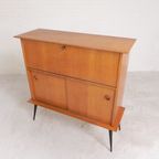 Secretaire Met Schuifdeuren Op Ranke Poten, Jaren 50 thumbnail 27