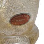 Archimede Seguso Murano - Bladgoud - Gesigneerd - Italie - 1960's thumbnail 10