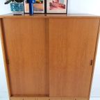 Vintage Deense Wandkast Eiken | Laden | Kast thumbnail 15