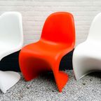 Iconische Vintage 'Panton Chair' - Oranje - Design By Verner Panton - 60S - Vitra - Original thumbnail 3