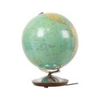 Grote Verlichte Wereldbol Globe Lamp Columbus Fifties thumbnail 3