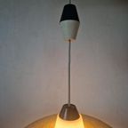 Vintage Fiberglas Bakeliet Lamp Van Louis Kalff Voor Philips thumbnail 10