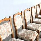 Brutalist Eetkamerstoelen | Vintage Stoelen | Jaren 60 | (3) thumbnail 9