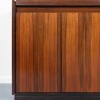 1960’S Italian Modern Sideboard Dressoir Italiaans Donker Hout thumbnail 6