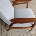 Vintage Fauteuil Teakhouten Deense Fauteuil Mid Century thumbnail 10
