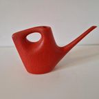 50'S Vintage 2 Liter Gieter Retro Rood Oranje Gieter thumbnail 3