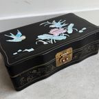 Vintage Ingelegde Sieraden Doos thumbnail 2