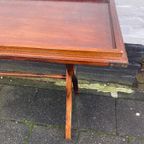 Inklapbare Sidetable Butlertray, Campaign Stijl, 170 Cm Breed thumbnail 9