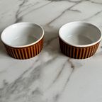 Set Van 2 Vintage Crème Brûlée Schaaltjes thumbnail 5