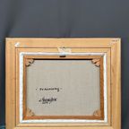 Willy Van Buyten (Geboren 1935-). Schilderij "Surprise". thumbnail 6