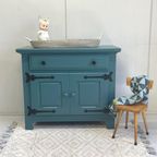 Petrol-groene Commode Restyle Dressoir thumbnail 2