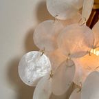Capiz Schelpen Wandlamp Lamp Goud Frame Opaline Schelpen thumbnail 16