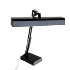 Luxo - Desk Or Drafting Lamp With Two Fluorescent Bulbs - Industrial Design - Original And Marked thumbnail 2