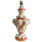 Vintage Barok Capodimonte Lamp Porselein Rococo 1960’s thumbnail 10