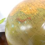 Retro Vintage Wereldbol Globe Lamp Tafellamp Voor 1986 thumbnail 7