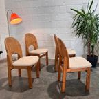 Vintage Scandinavische Stoelen Set. (Glostrup Denemarken) thumbnail 11