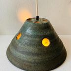 Jaren 70 Groene Keramiek Hanglamp , West Germany thumbnail 11