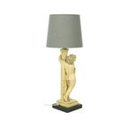 Klassieke Cherubijn Lamp A. Santini Tafellamp Italy Fifties 57Cm thumbnail 5