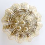 Amberkleurige Plafondlamp Plafonnière Vintage Lamp thumbnail 5