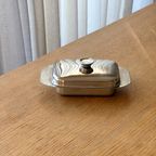 Vintage Stainless Steel Butter Dish thumbnail 4