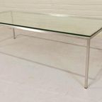 Vintage Postmodern Chroom En Glas Salontafel thumbnail 10
