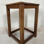 Brutalist Bijzet- Of Plantentafel – Eik thumbnail 5