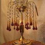 Teardrop Tafellampen Gefumeerd Rook Murano Hollywood thumbnail 3