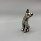 Zilveren Miniatuur Kat thumbnail 3