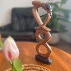 Houten Beeld - Twee Innige Mensen thumbnail 6