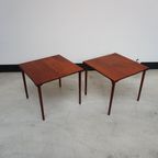 Pair Of Danish Teak Side Tables By Peter Hvidt For John Stuart, 1960s thumbnail 2