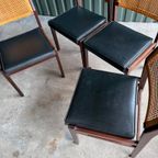 Set/4 Vintage Top Form Stoelen, 1960, Skai Webbing thumbnail 9