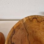 Vintage Fruitschaal Teakhout Met Houten Fruit Beeld Kunst thumbnail 5