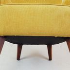 Vintage Artifort Theo Ruth Fauteuil Geel Nieuw Gestoffeerd thumbnail 11