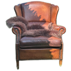 Oorfauteuil Van Schapenleer thumbnail 3