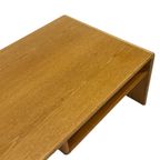 Vintage Minimalistische Eikenhouten Salontafel 80's Design thumbnail 7