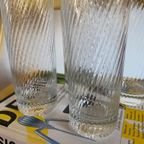 4X Longdrinkglas Met Swirl Patroon thumbnail 4