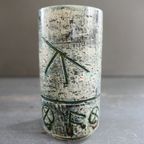 Vintage Arol Norway Handmade Aardewerk Vaas thumbnail 9