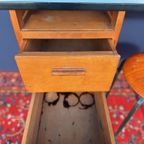 Vintage Bureau, Leraren Lessenaar, Desk, Formica Blad thumbnail 13