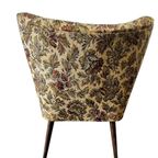 Vintage Gebloemde Cocktailstoel / Fauteuil / Eenzit thumbnail 2