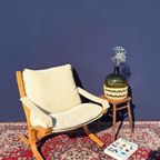 Vintage Design Fauteuils, Leer, Beuken,, Ingmar Relling thumbnail 14