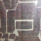 Handgeknoopt Hoogpolig Mid-Century Vintage Wollen Vloerkleed thumbnail 10