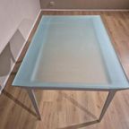 Cassina Artico 345 - Eettafel - Glas - Aluminium - Design thumbnail 5